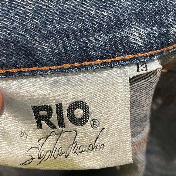 Vintage RIO by Stephen Mardon High Rise Acid Wash Jeans 13 Juniors - Picture 4 of 4